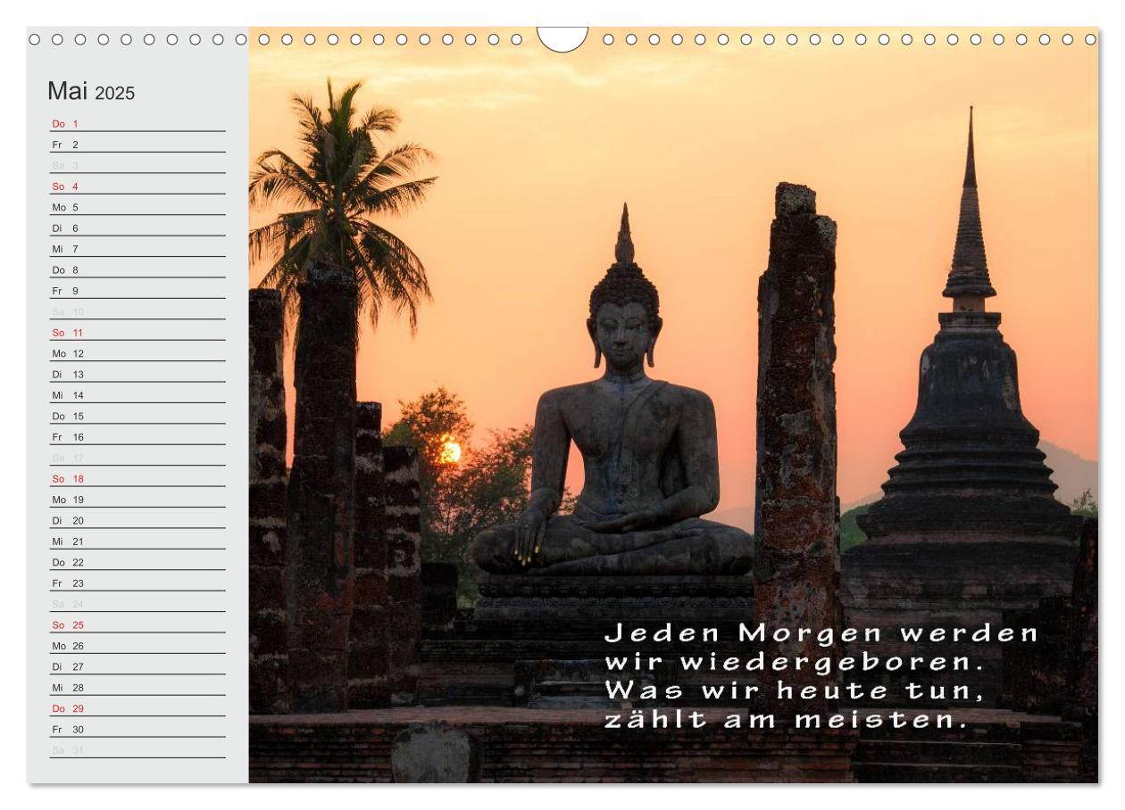 Bild: 9783435550944 | BUDDHA Buddhistische Weisheiten (Wandkalender 2025 DIN A3 quer),...