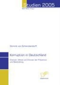 Cover: 9783832493431 | Korruption in Deutschland | Dominik Von Schenckendorff | Taschenbuch
