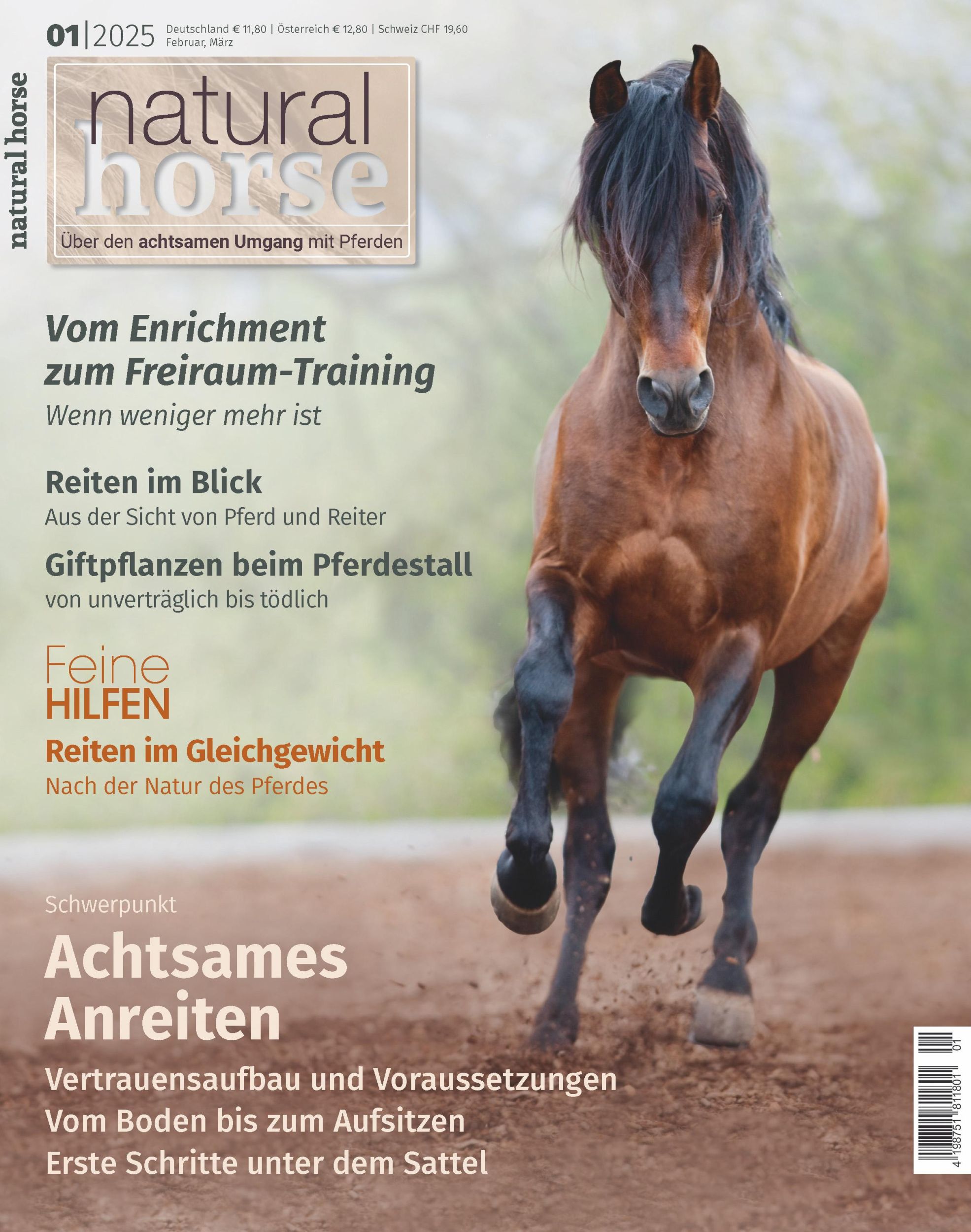 Cover: 9783958471559 | Natural Horse 55 | Achtsames Anreiten | Martina Kiss | Taschenbuch