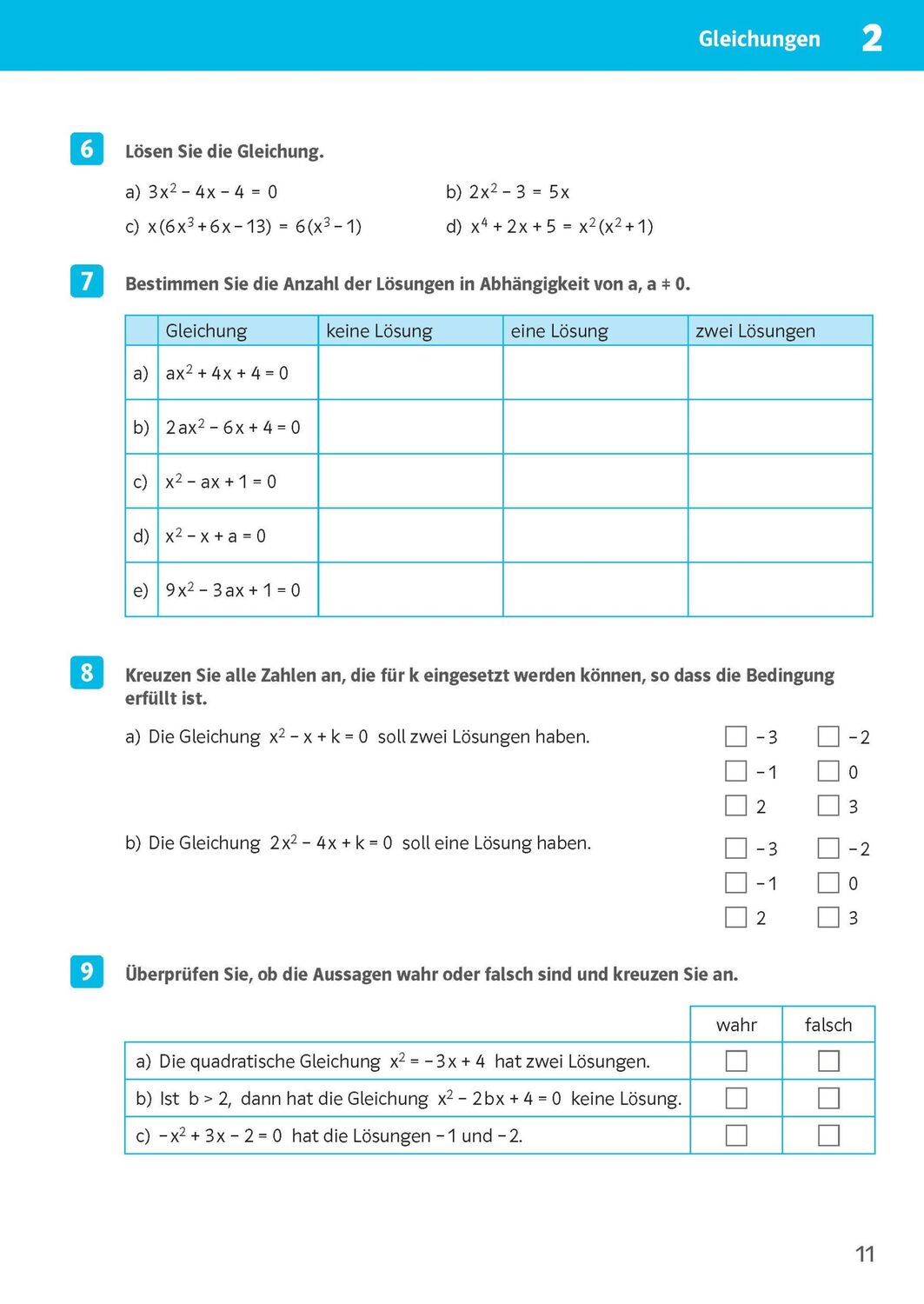 Bild: 9783129496473 | Sicher im Abi 10-Minuten-Training Oberstufe Mathematik Gleichungen