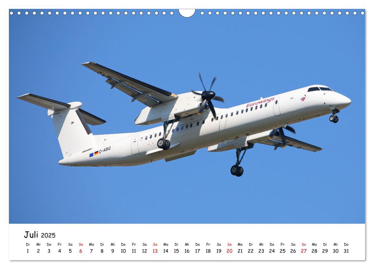 Bild: 9783435070411 | Flugzeuge am blauen Himmel (Wandkalender 2025 DIN A3 quer),...