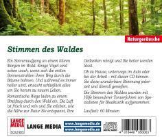 Bild: 4018449050063 | Naturgeräusche - Stimmen des Waldes | SOUNDS OF NATURE | Audio-CD