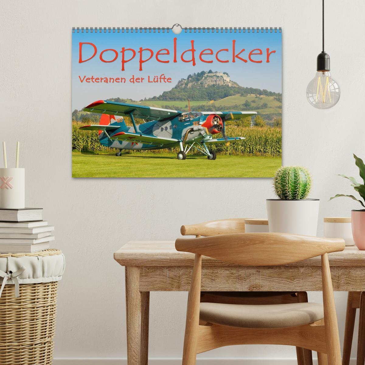 Bild: 9783435785650 | Doppeldecker - Veteranen der Lüfte (Wandkalender 2025 DIN A3 quer),...