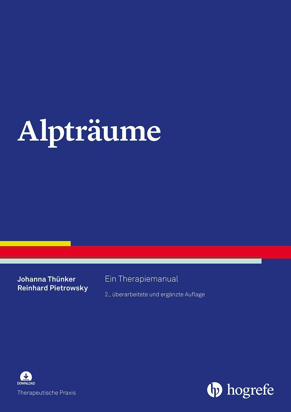 Cover: 9783801731069 | Alpträume | Ein Therapiemanual | Johanna Thünker (u. a.) | Taschenbuch