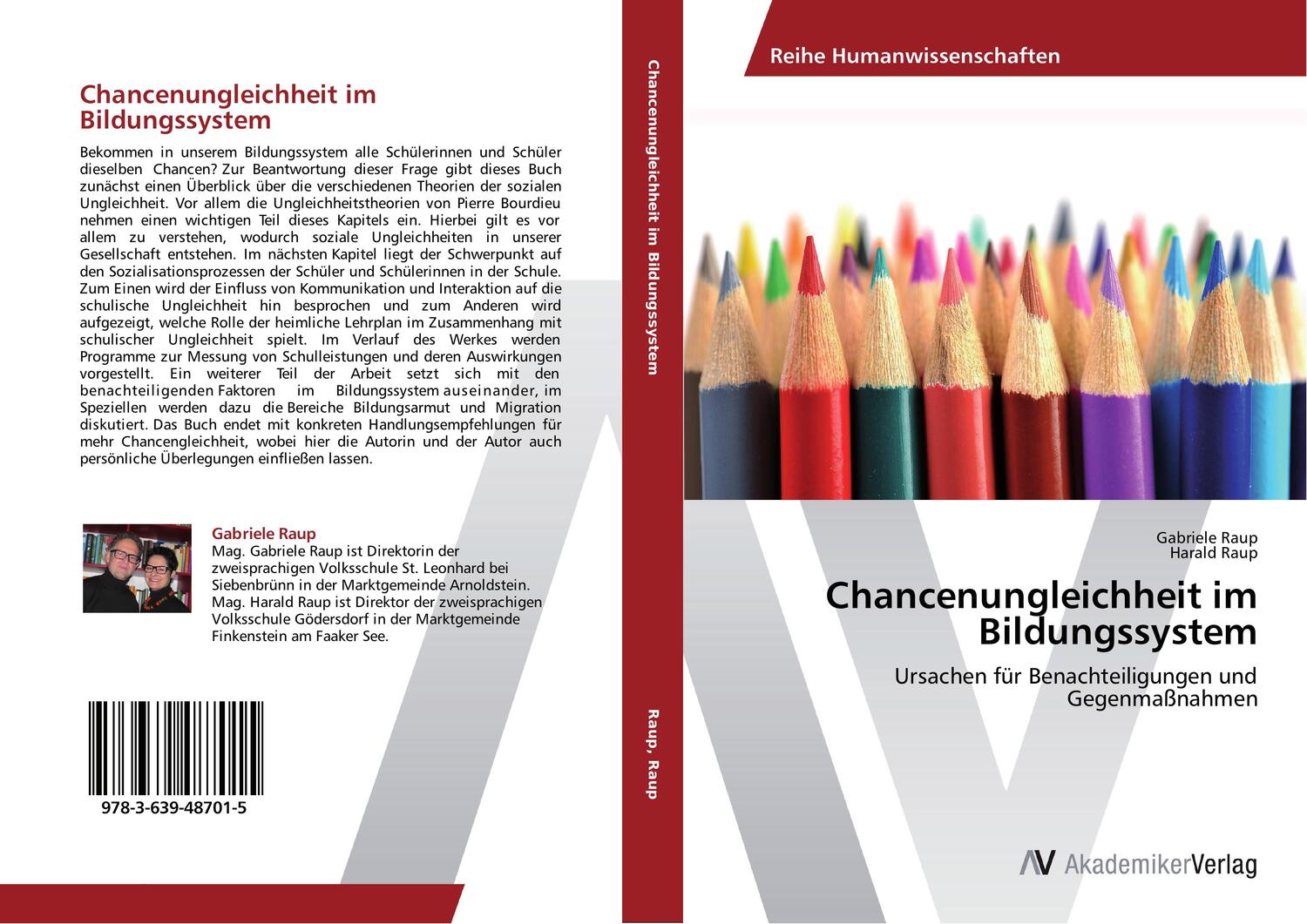 Cover: 9783639487015 | Chancenungleichheit im Bildungssystem | Gabriele Raup (u. a.) | Buch