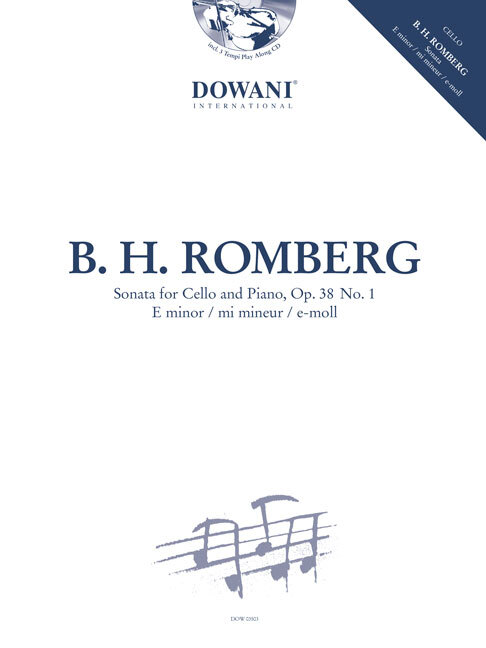 Cover: 9783905476781 | Sonata for Cello and Piano Op. 38 No. 1 in E minor | Dowani