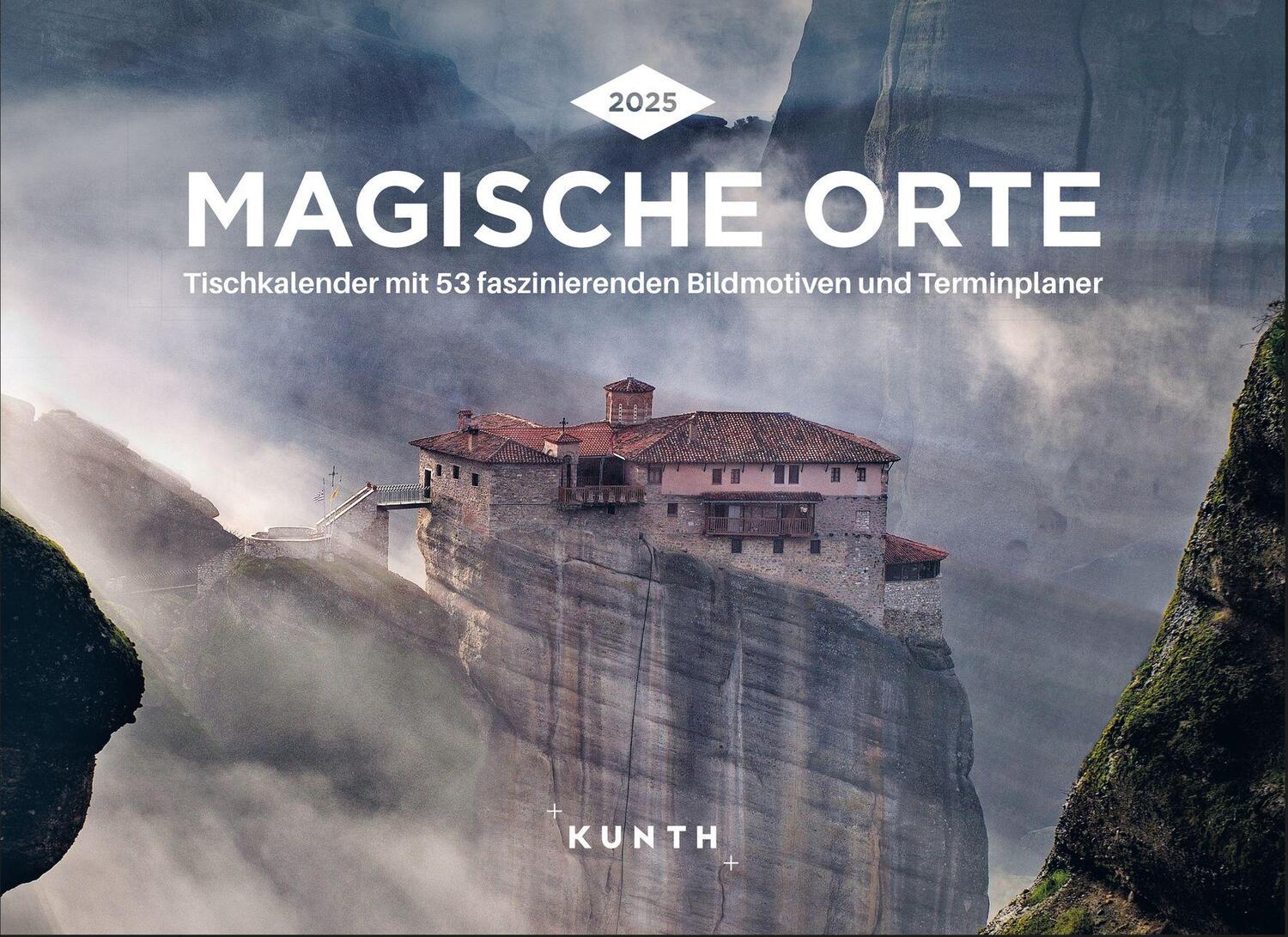 Cover: 9783965913776 | Magische Orte - KUNTH Tischkalender 2025 | Kalender | 54 S. | Deutsch