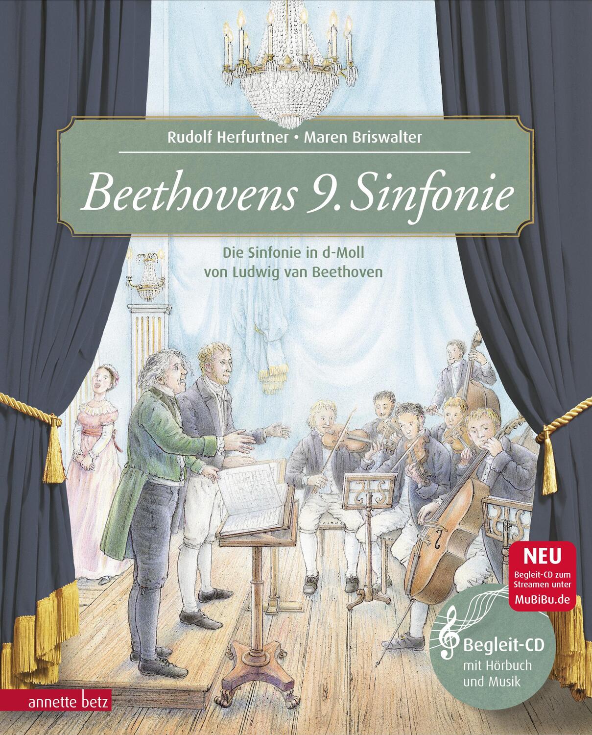 Cover: 9783219118049 | Beethovens 9. Sinfonie (Das musikalische Bilderbuch mit CD im Buch...