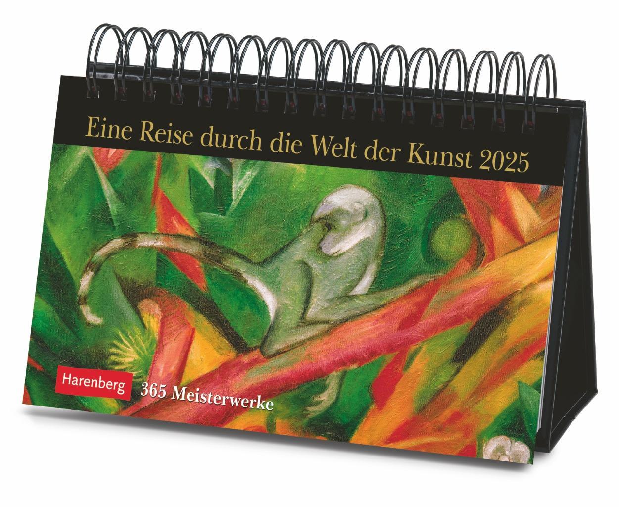 Cover: 9783840034114 | Eine Reise durch die Welt der Kunst Premiumkalender 2025 - 365...