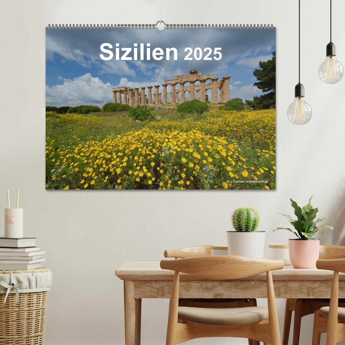 Bild: 9783435354757 | Sizilien 2025 (Wandkalender 2025 DIN A2 quer), CALVENDO Monatskalender