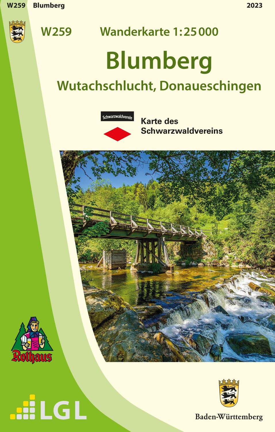 Cover: 9783863984854 | Blumberg 1 : 25 000 | Wutachschlucht, Donaueschingen | (Land-)Karte