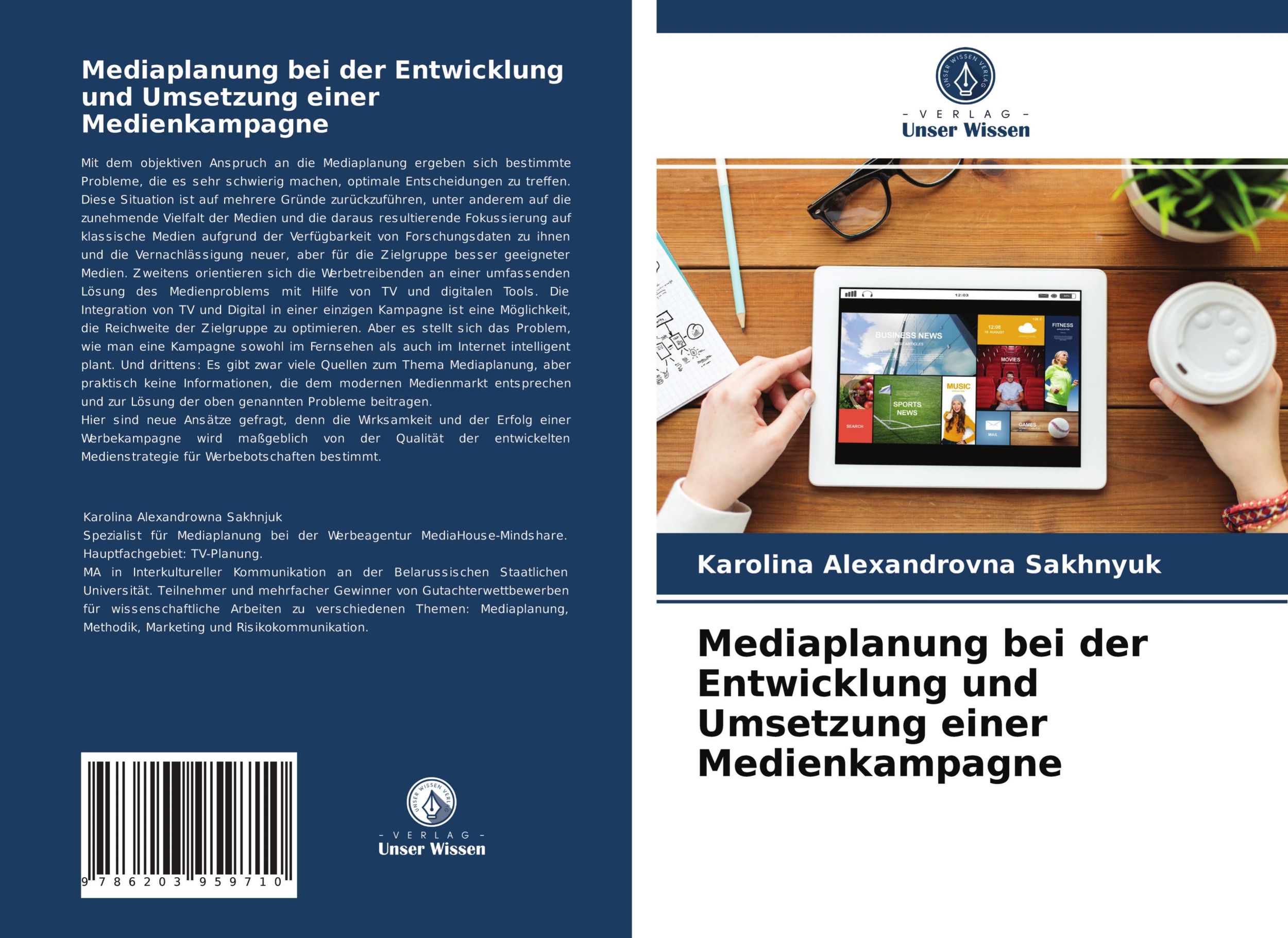 Cover: 9786203959710 | Mediaplanung bei der Entwicklung und Umsetzung einer Medienkampagne