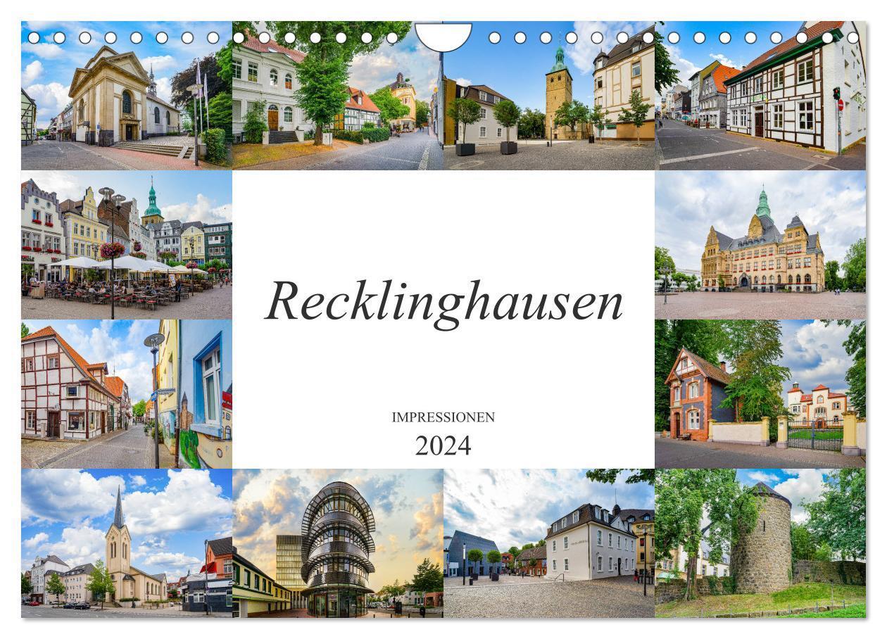 Cover: 9783675873100 | Recklinghausen Impressionen (Wandkalender 2024 DIN A4 quer),...