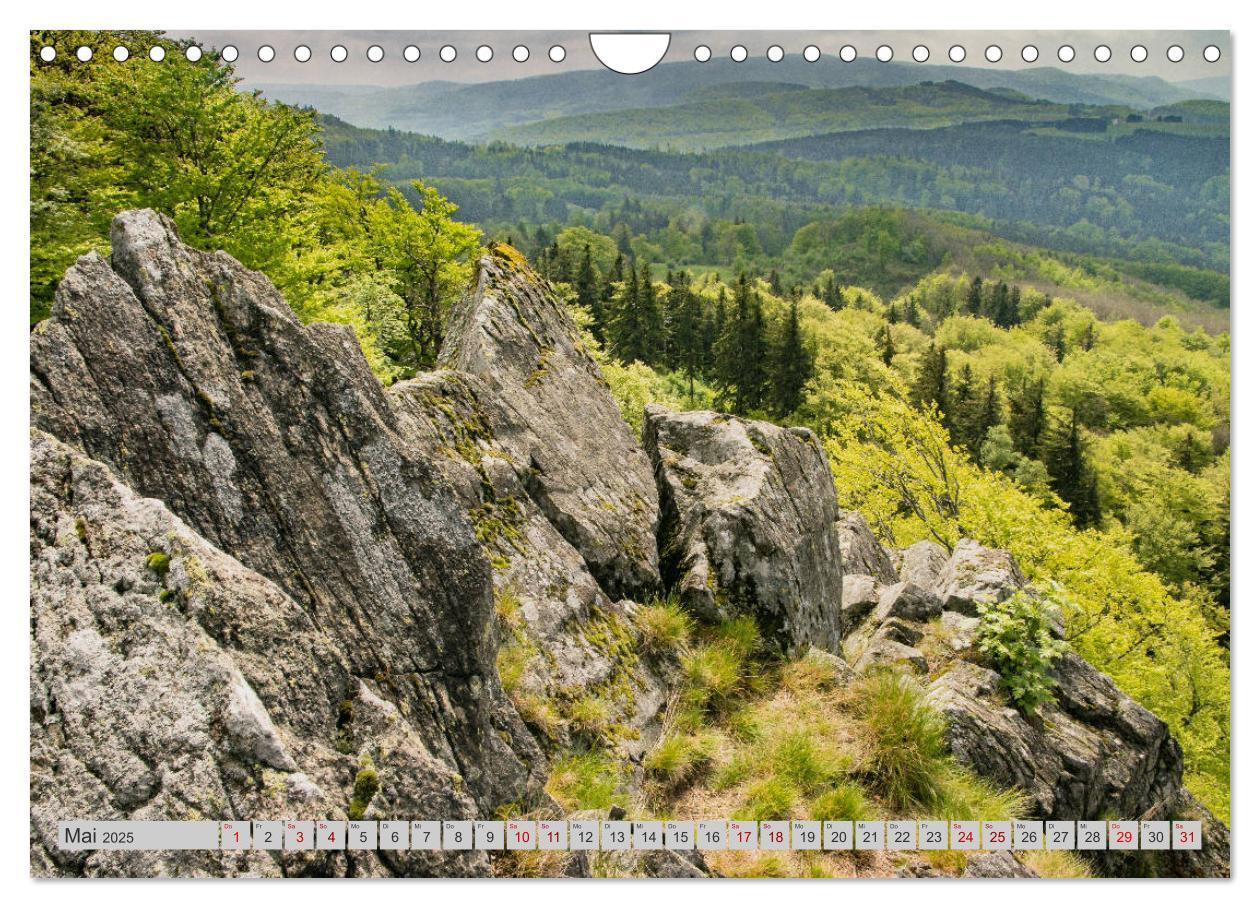 Bild: 9783435224500 | Rhön - Basalt (Wandkalender 2025 DIN A4 quer), CALVENDO Monatskalender