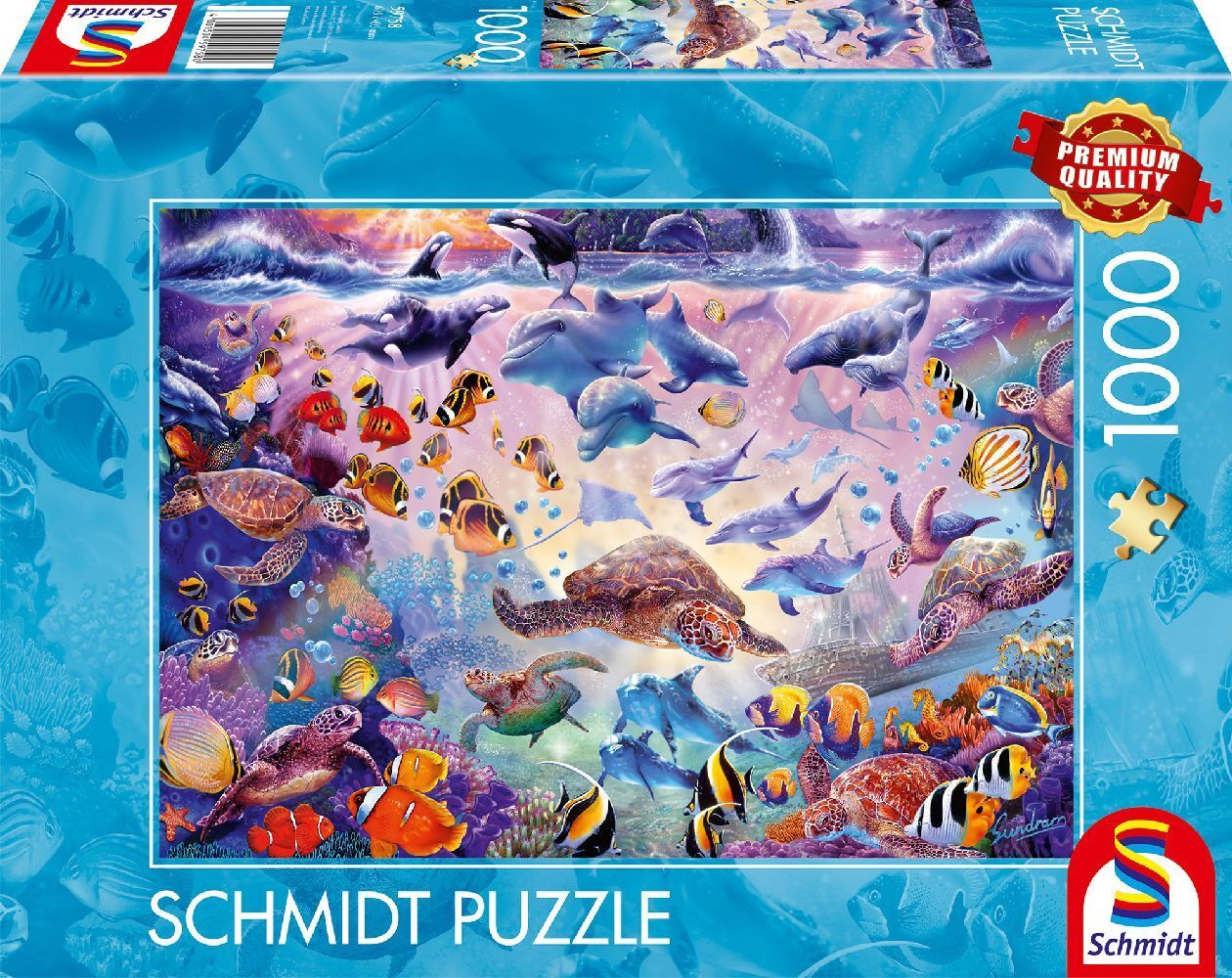 Cover: 4001504597580 | Majestät des Ozeans | Puzzle Standard 1.000 Teile | Spiel | Schachtel