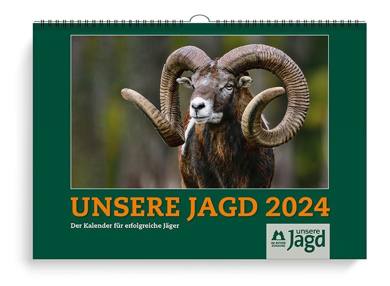 Cover: 9783840485497 | Wandkalender Unsere Jagd 2024 | Der Kalender für erfolgreiche Jäger