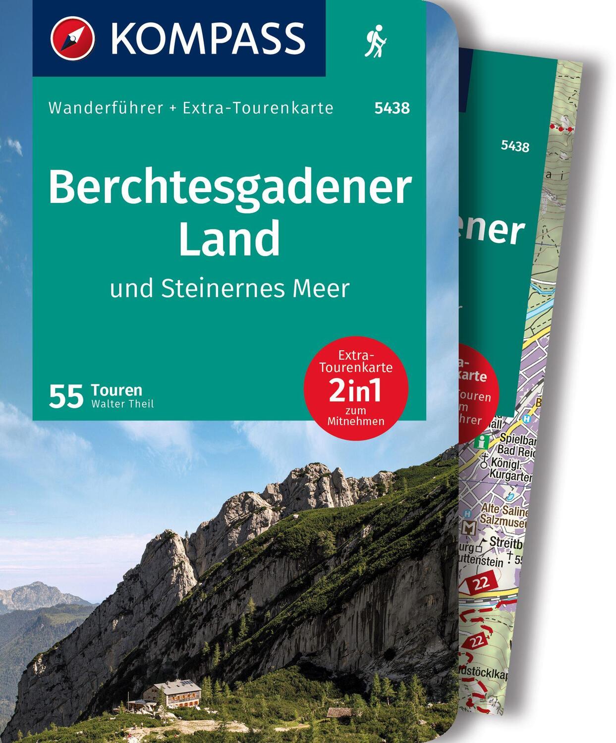 Cover: 9783991216285 | KOMPASS Wanderführer Berchtesgadener Land und Steinernes Meer, 55...