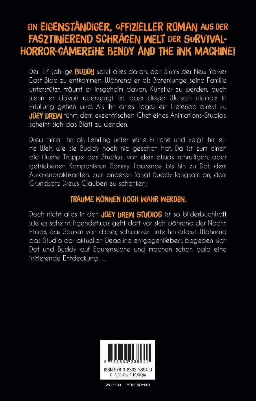 Rückseite: 9783833238949 | Bendy and the Ink Machine | Träume werden wahr | Adrienne Kress | Buch