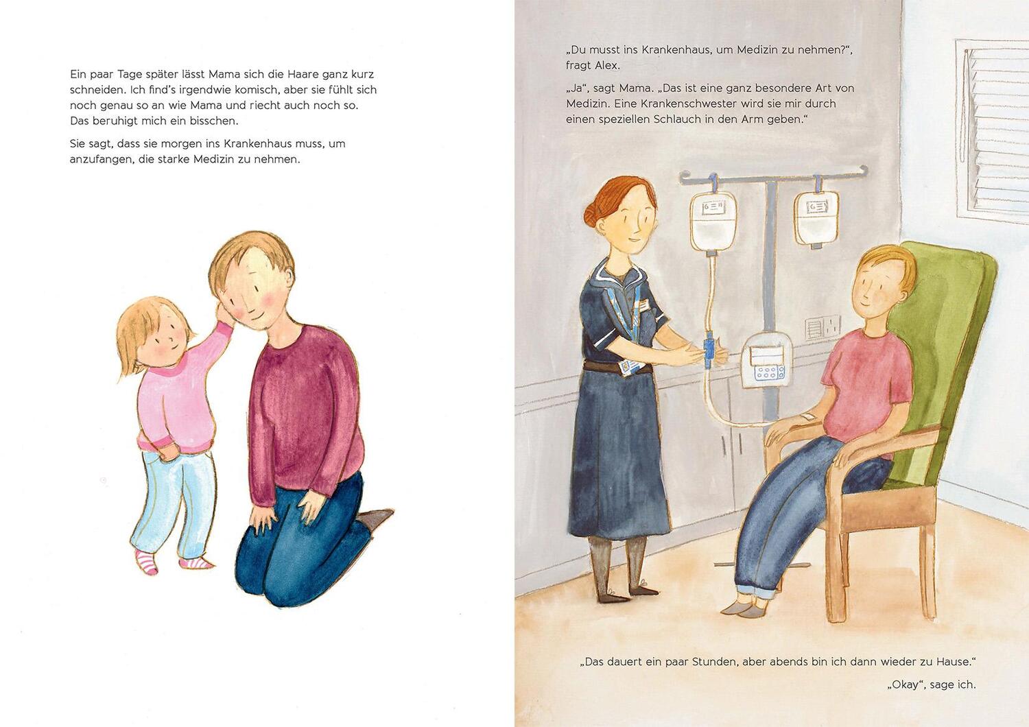 Bild: 9783863216085 | Dürfen wir noch kuscheln? | Ein Kinderfachbuch zum Thema Brustkrebs