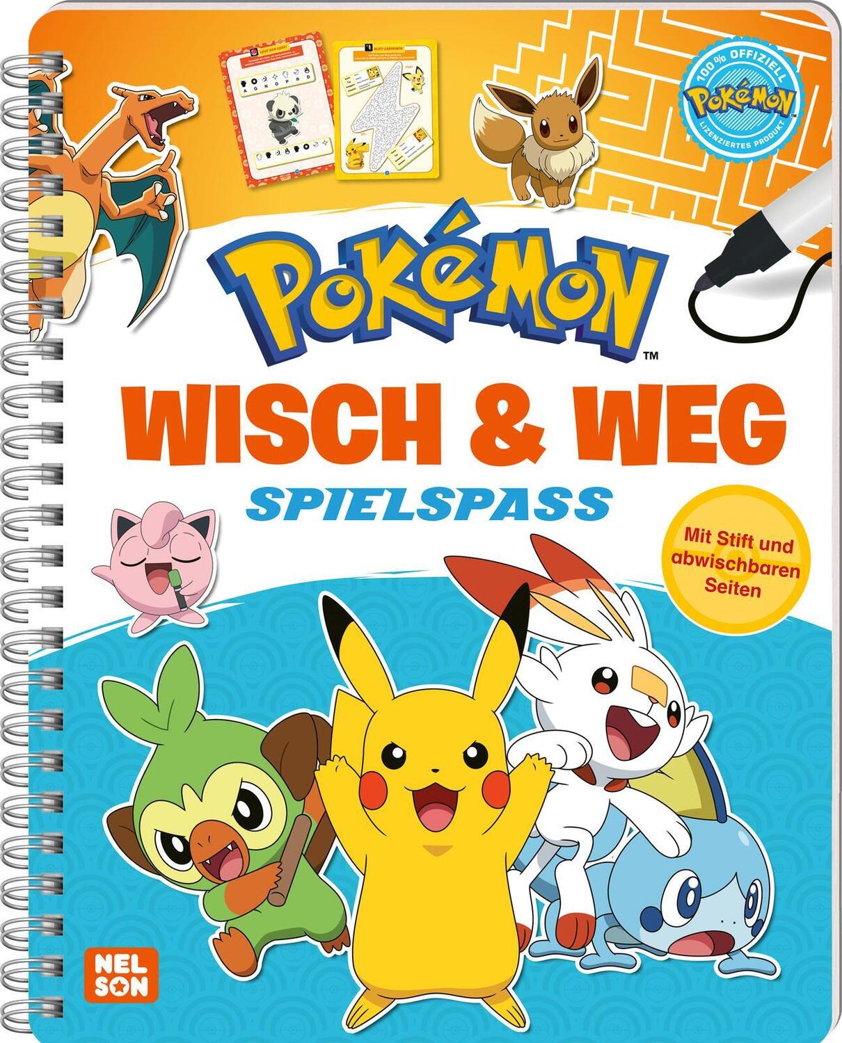 Cover: 9783845124131 | Pokémon Activity-Buch: Wisch &amp; Weg - Spielspaß | Taschenbuch | Pokémon