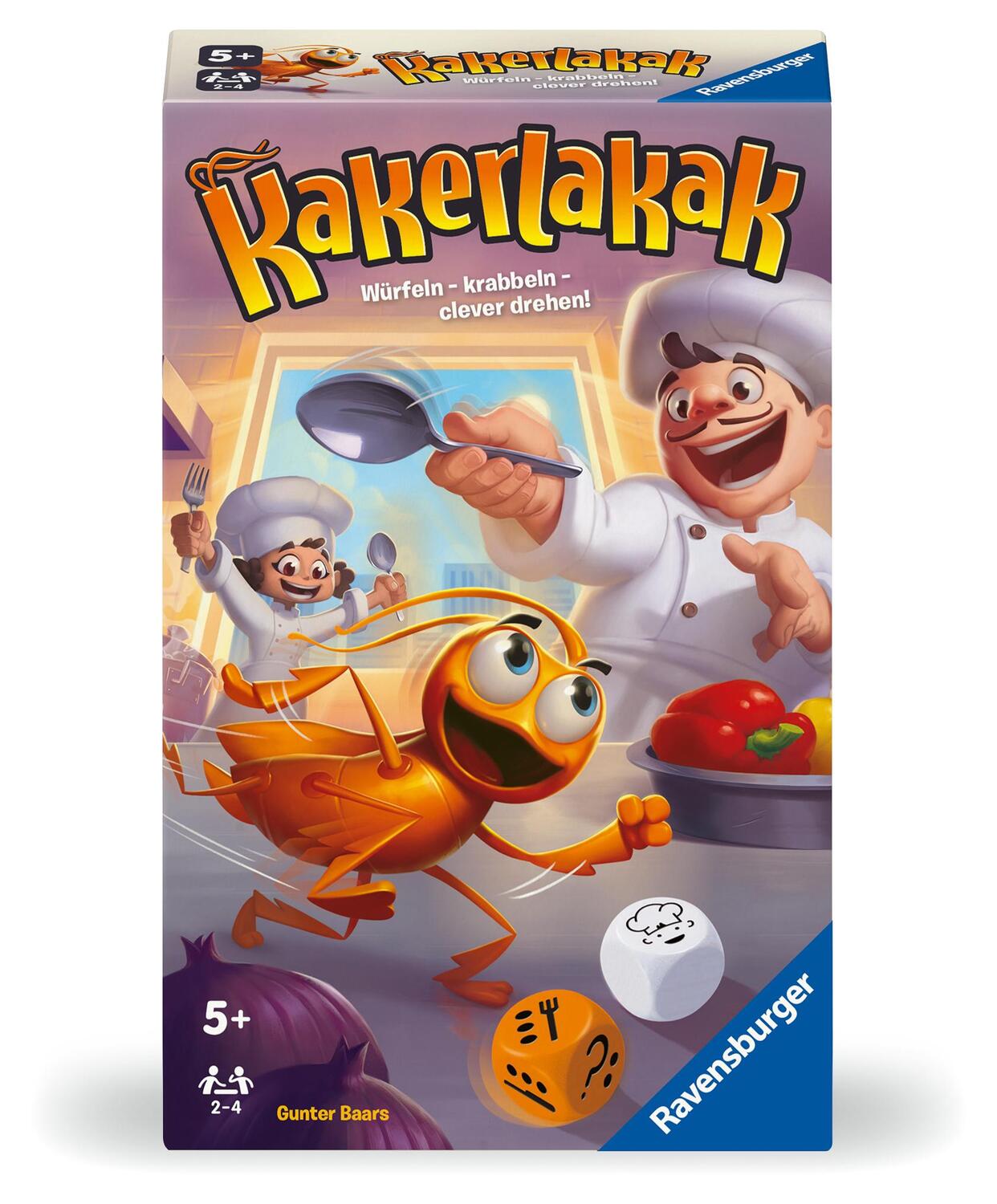 Cover: 4005556224463 | Ravensburger 22446 - Kakerlakak, Mitbringspiel für 2-4 Personen,...