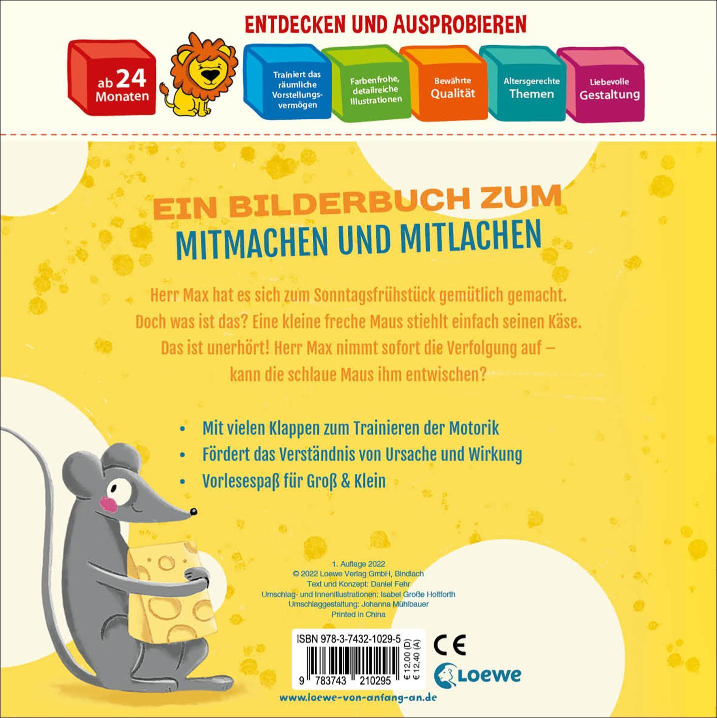 Rückseite: 9783743210295 | Herr Max und die schlaue Maus | Daniel Fehr | Buch | 28 S. | Deutsch
