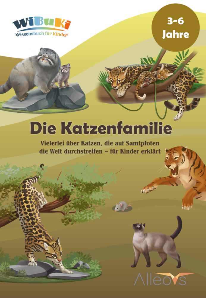 Cover: 9783982251592 | 'WiBuKi' Wissensbuch für Kinder: Die Katzenfamilie | Alexikova | 24 S.