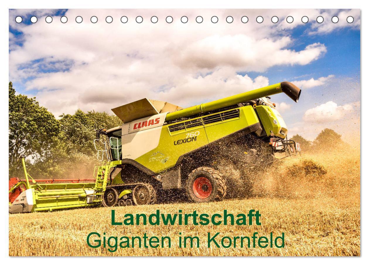 Cover: 9783675452138 | Landwirtschaft - Giganten im Kornfeld (Tischkalender 2024 DIN A5...