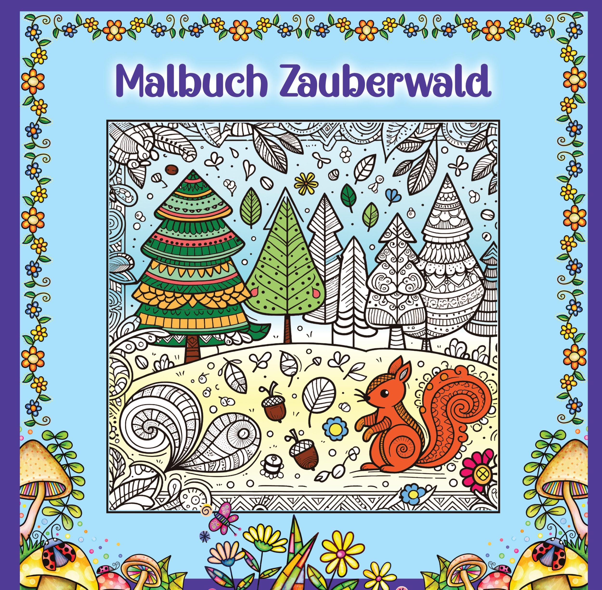 Cover: 9783989420816 | Mandala Malbuch für Kinder ab 8 Jahren und Erwachsene - Zauberwald...