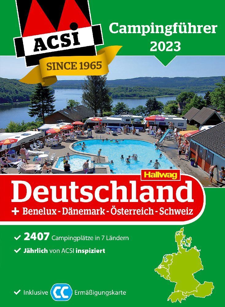 Cover: 9783828310407 | ACSI Campingführer Deutschland 2023 | ACSI (u. a.) | Taschenbuch