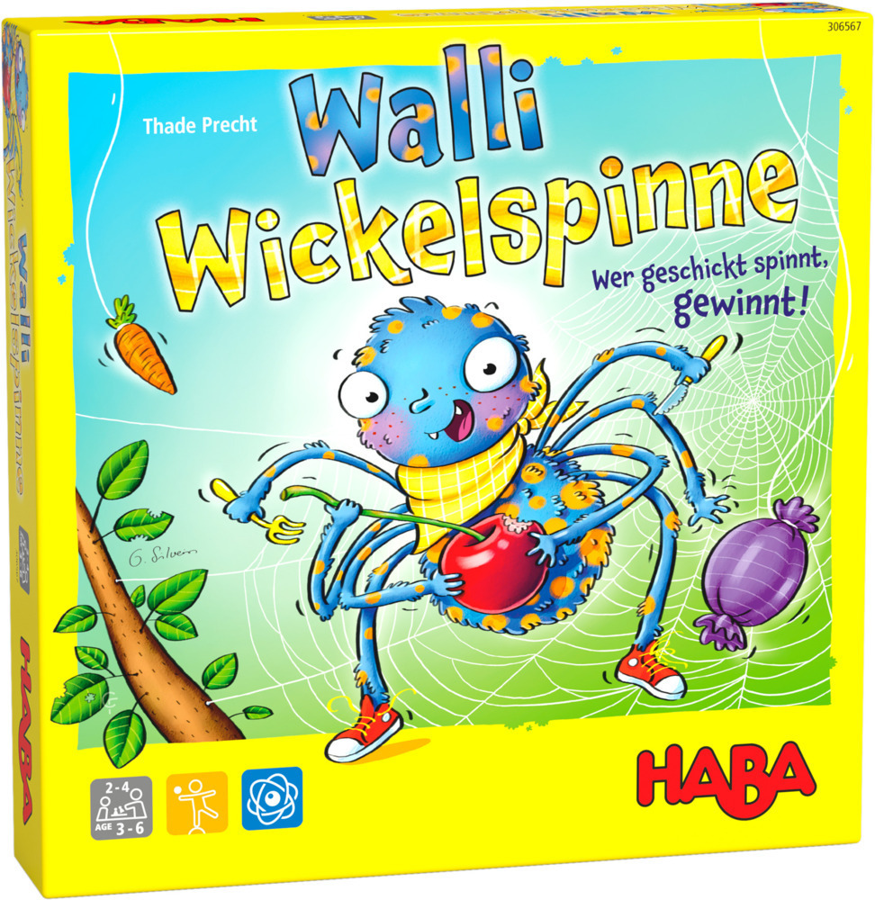 Cover: 4010168261058 | Walli Wickelspinne | Thade Precht | Spiel | Deutsch | 2022 | HABA