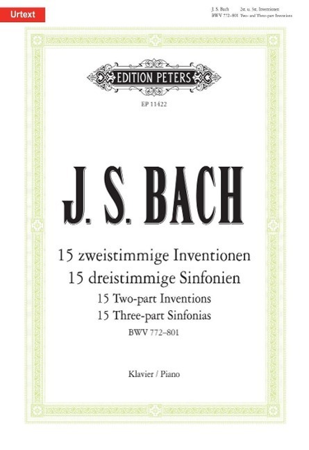 Cover: 9790014119249 | 15 zweistimmige Inventionen BWV772-786 und 15 dreistimmige...