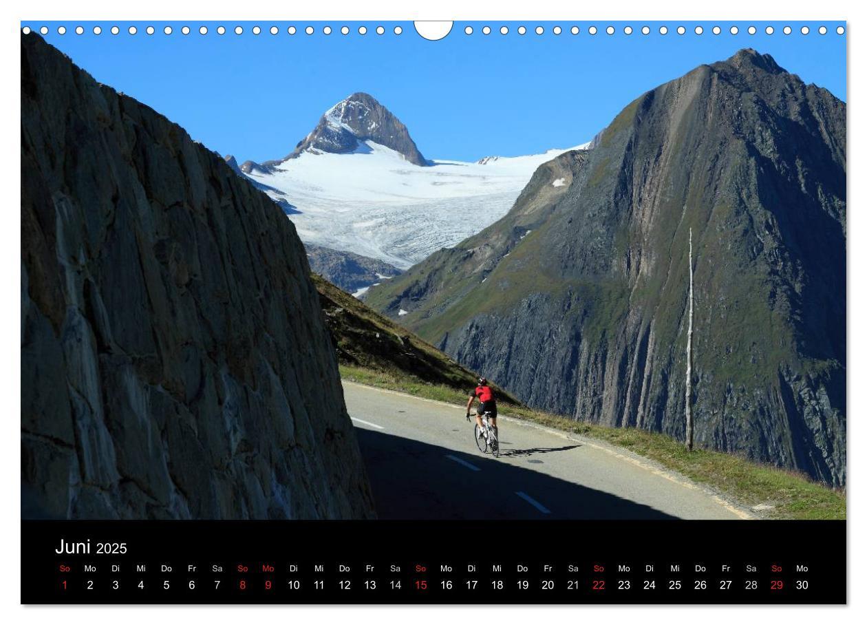 Bild: 9783435808298 | Alpenpässe auf dem Rennrad Vol. 2 (Wandkalender 2025 DIN A3 quer),...