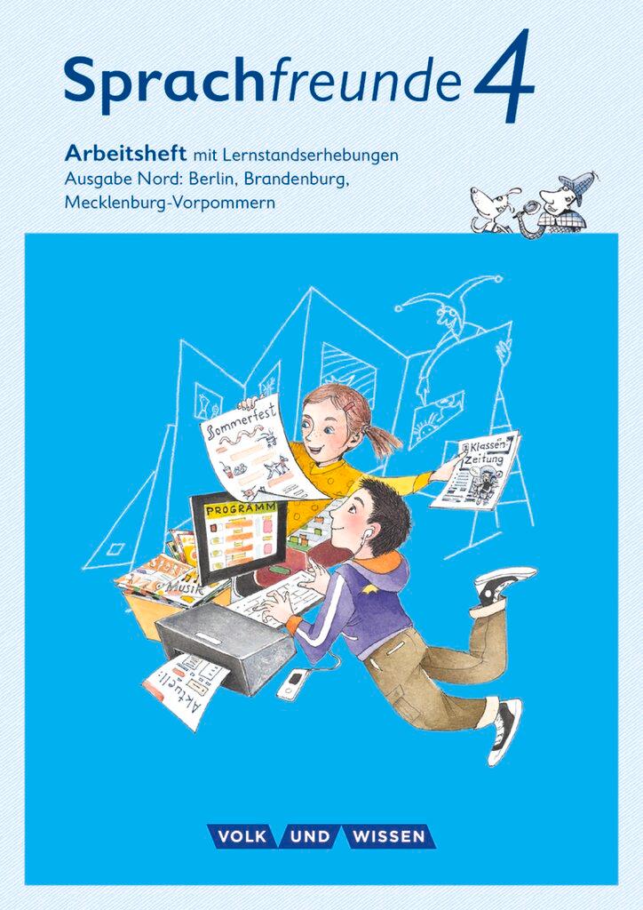 Cover: 9783060836482 | Sprachfreunde 4. Schuljahr - Ausgabe Nord (Berlin, Brandenburg,...