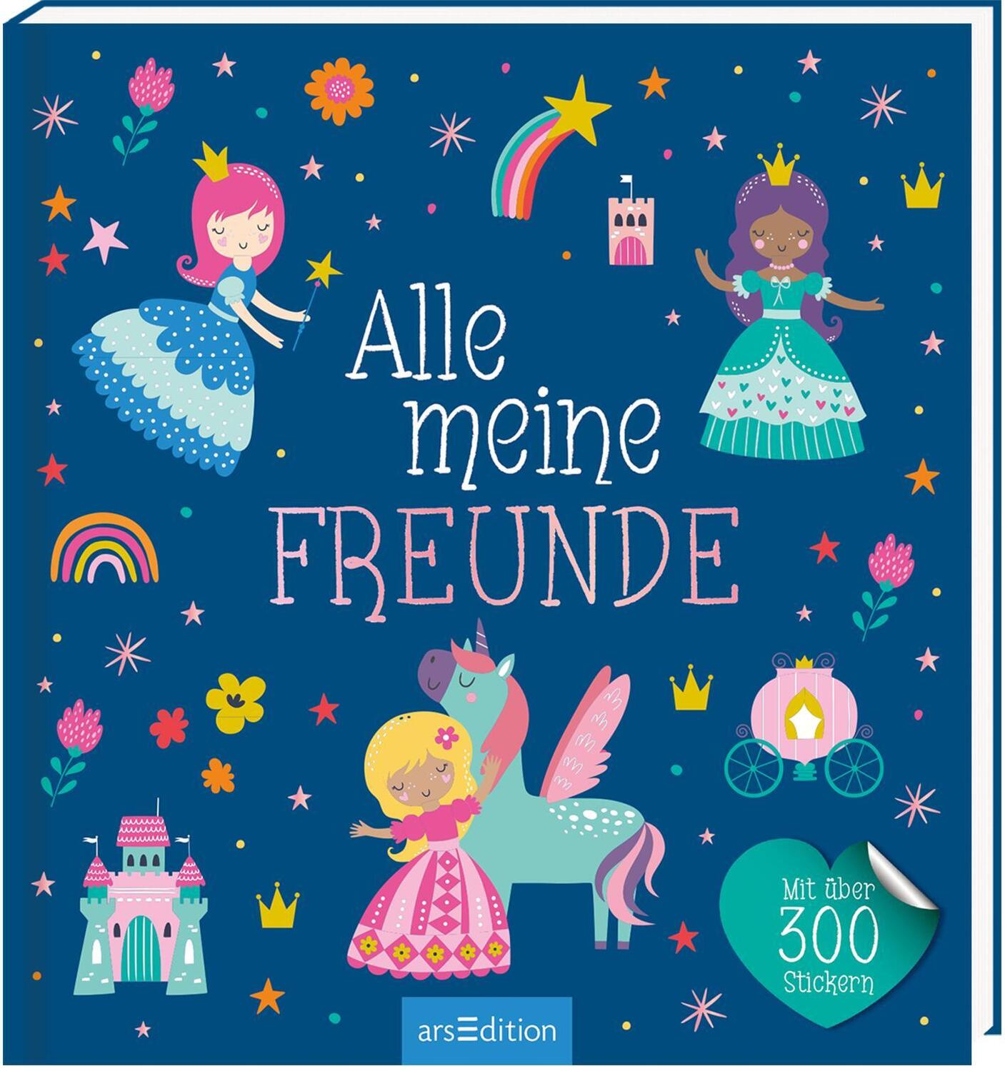 Cover: 4014489131311 | Alle meine Freunde - Prinzessin | Mit über 300 Stickern | Buch | 64 S.