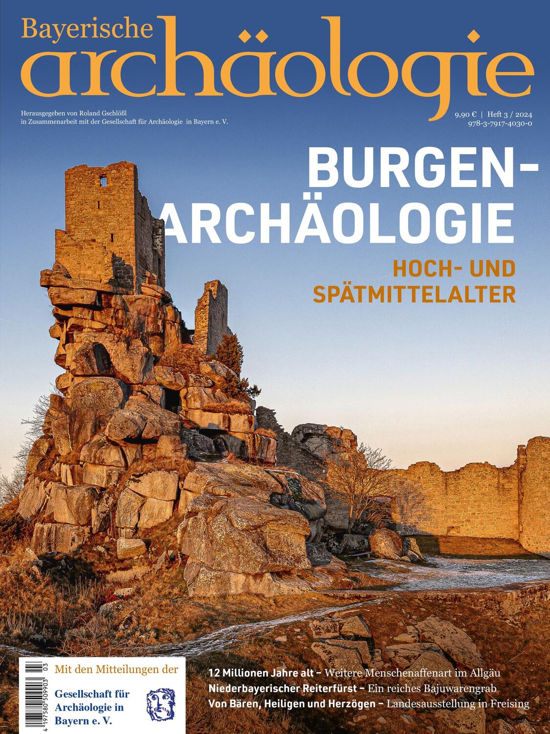 Cover: 9783791740300 | Burgenarchäologie. Hoch- und Spätmittelalter. | Roland Gschlößl | 2024