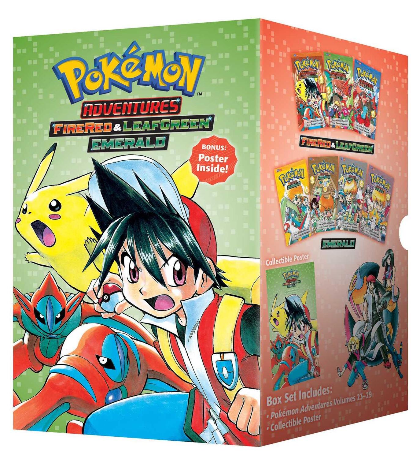 Cover: 9781421582788 | Pokemon Adventures FireRed & LeafGreen / Emerald Box Set | Kusaka