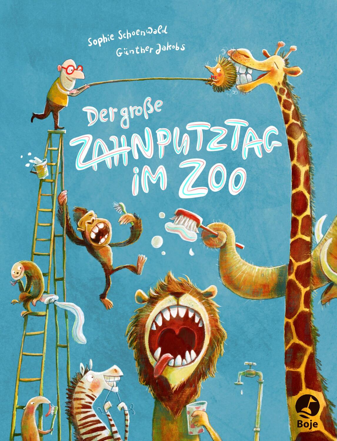 Cover: 9783414825001 | Der große Zahnputztag im Zoo | Sophie Schoenwald | Buch | 32 S. | 2018