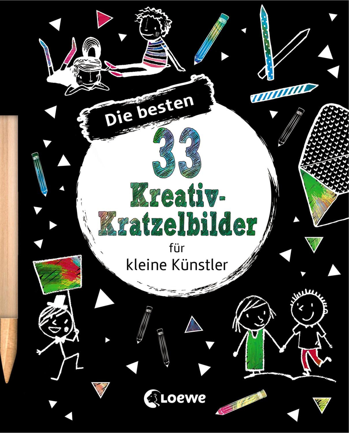 Cover: 9783743208407 | Die besten 33 Kreativ-Kratzelbilder für kleine Künstler | Taschenbuch