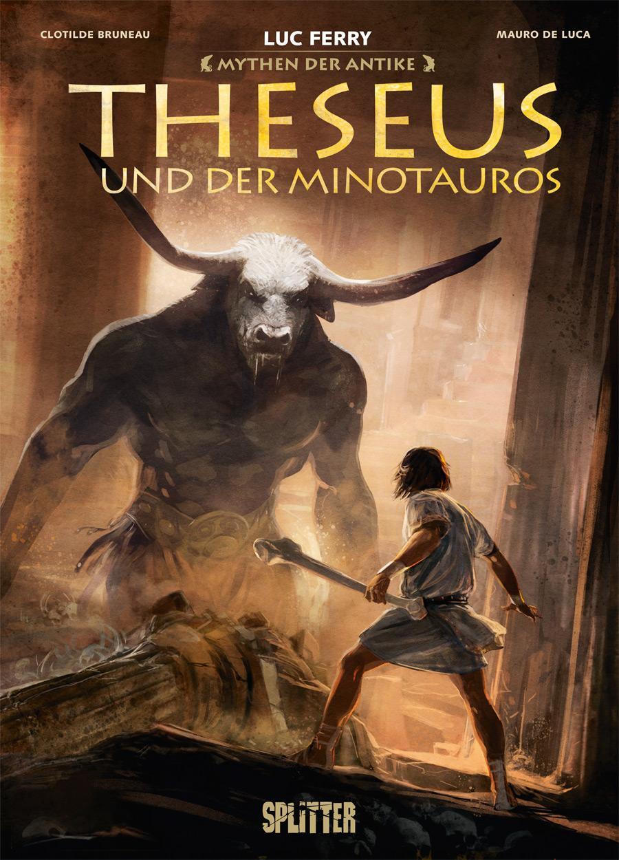 Cover: 9783958392939 | Mythen der Antike: Theseus und der Minotaurus (Graphic Novel) | Buch