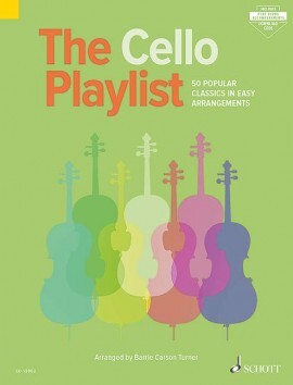 Cover: 9790220136993 | The Cello Playlist | 50 Popular Classics in Easy Arrangements | Turner