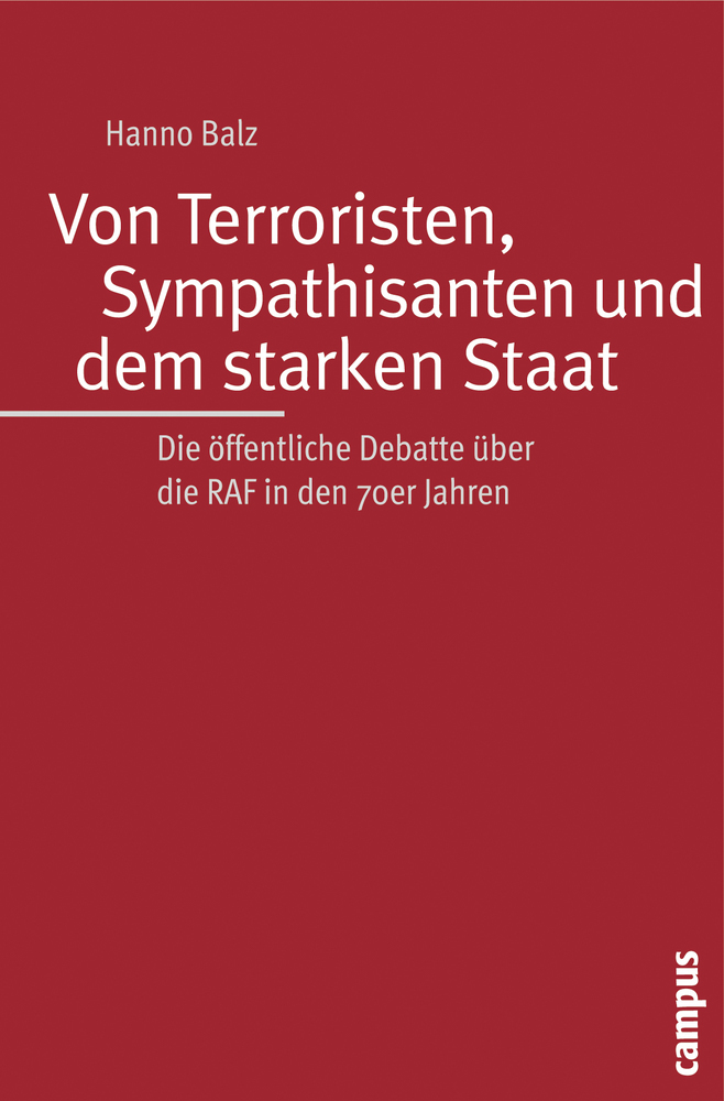 Cover: 9783593387239 | Von Terroristen, Sympathisanten und dem starken Staat | Hanno Balz