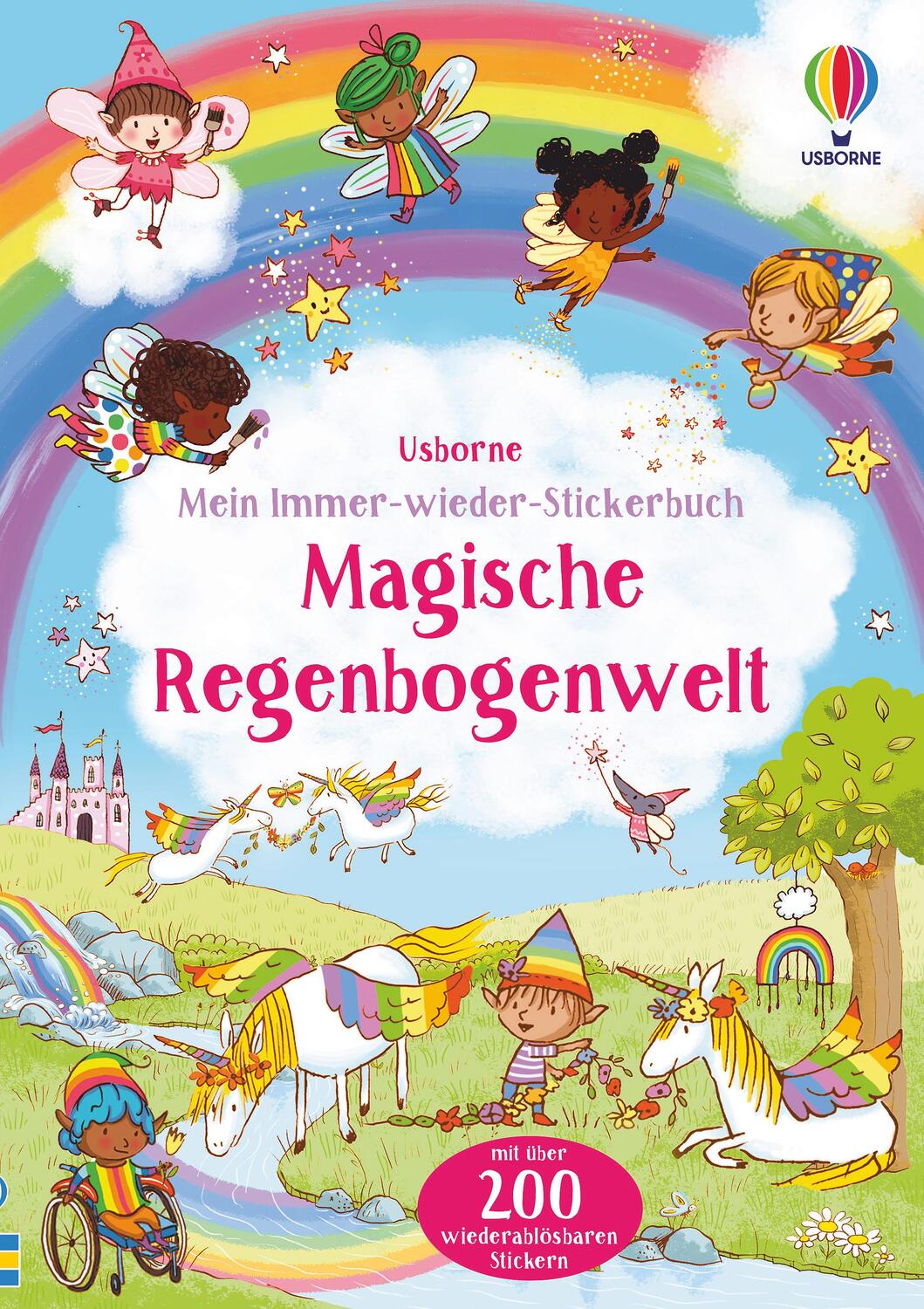 Cover: 9781789416916 | Mein Immer-wieder-Stickerbuch: Magische Regenbogenwelt | Brooks | Buch