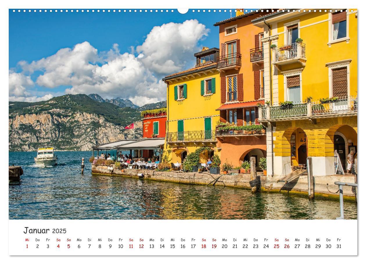 Bild: 9783435013401 | Malcesine am Gardasee (Wandkalender 2025 DIN A2 quer), CALVENDO...