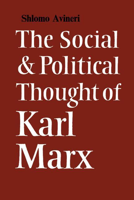 Cover: 9780521096195 | The Social and Political Thought of Karl Marx | Shlomo Avineri | Buch