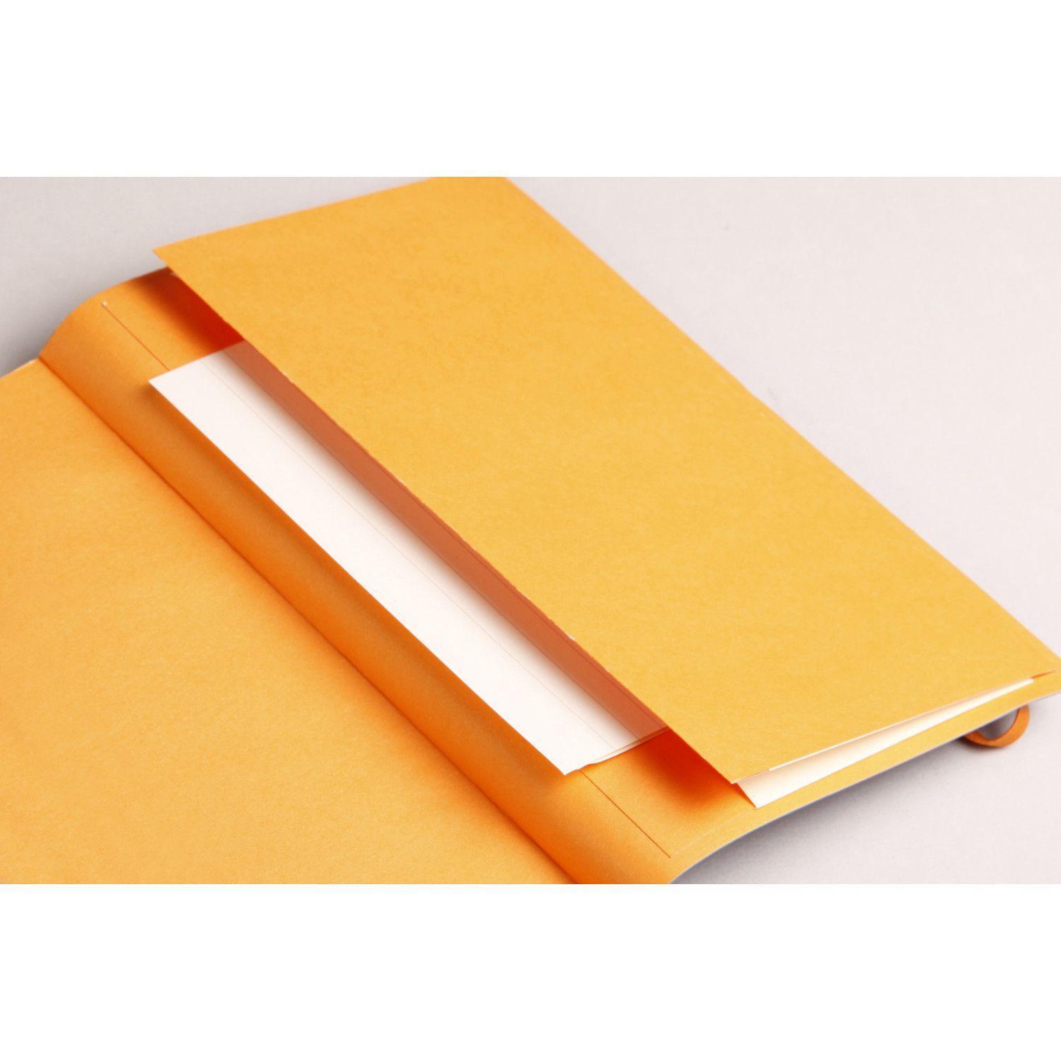 Bild: 3037921174654 | Rhodiarama flexibles Notizbuch A5 orange, 80 Blatt Dot-Lineatur,...