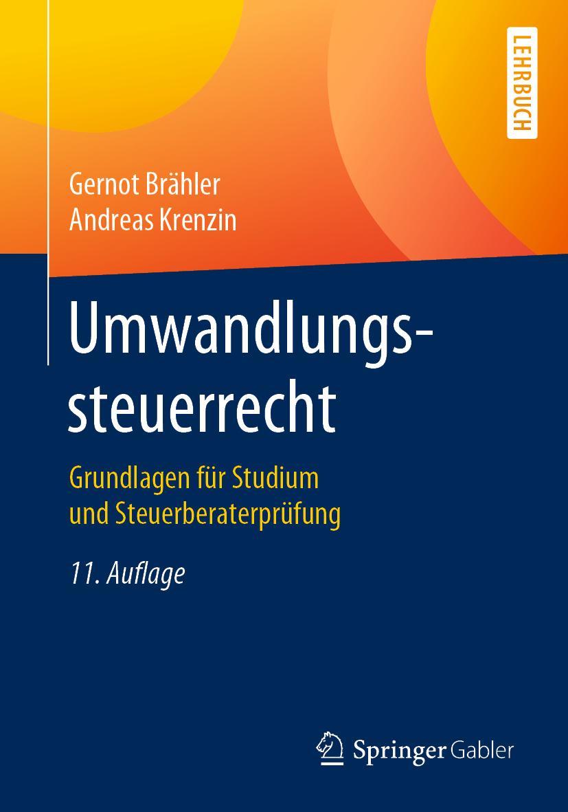 Cover: 9783658279790 | Umwandlungssteuerrecht | Andreas Krenzin (u. a.) | Taschenbuch | XVII