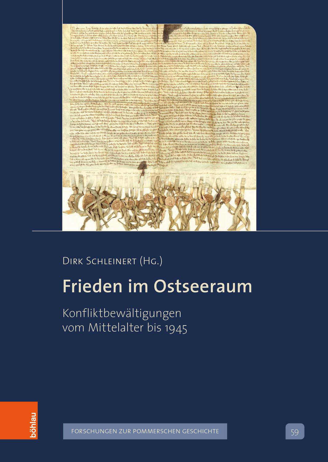 Cover: 9783412524302 | Frieden im Ostseeraum | Konfliktbewältigungen vom Mittelalter bis 1945