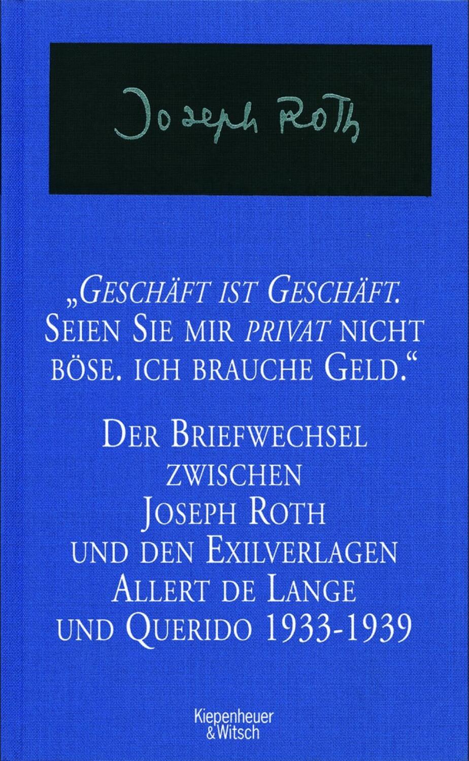 Cover: 9783462034639 | 'Geschäft ist Geschäft, Seien Sie mir privat nicht böse, ich...