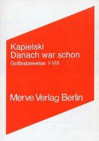 Cover: 9783883961477 | Danach war schon | Thomas Kapielski | Taschenbuch | 192 S. | Deutsch